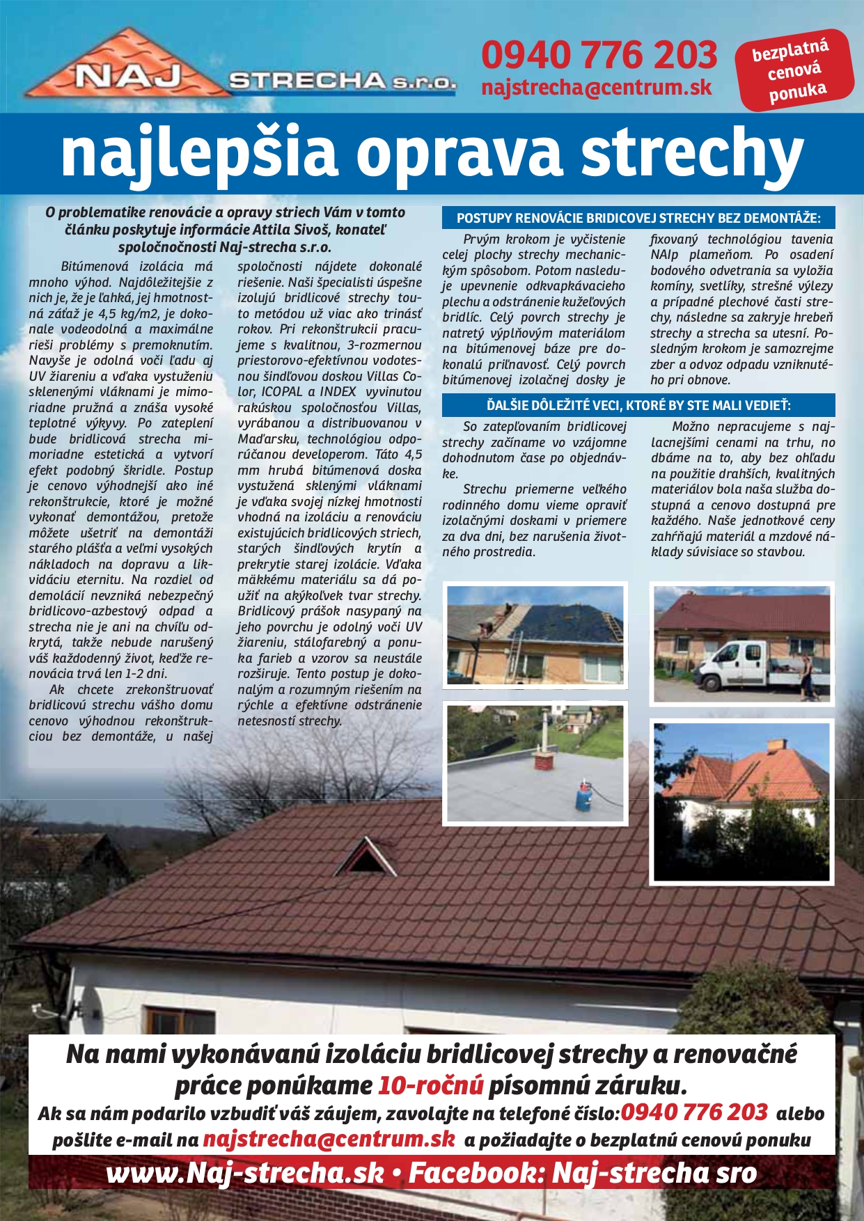 Článok – Najlepšia oprava strechy